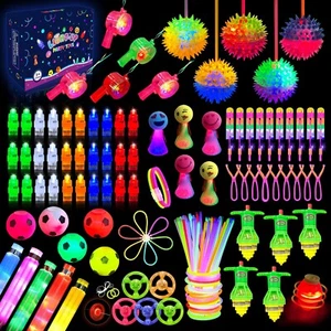 131 Stck. Glow in the Dark Pop Röhren Geburtstag Party Gastgeschenke Weihnachten Leuchtspielzeug - Bild 1 von 7