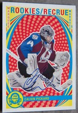 Colorado Avalanche Calvin Pickard Signed 2013/14 O-Pee-Chee Rookie Card