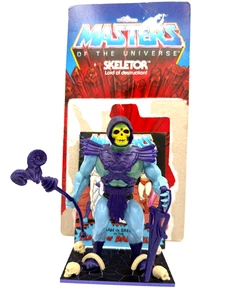 MASTERS OF THE UNIVERSE 1982 SKELETOR KOMPLETT MIT MINI-COMIC, CARDBACK & STÄNDER! - Bild 1 von 9