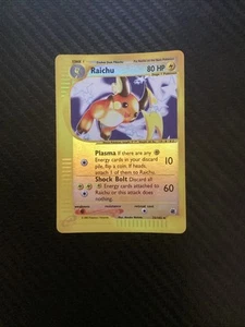 Raichu Expedition Base Set 25/165 Reverse Holo Rare Pokemon Card WOTC LP - Picture 1 of 2