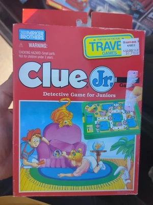 NEW Clue Jr. - Travel - Detective Game for Juniors - Parker Brothers 1994 SEALED - Image 1 of 2