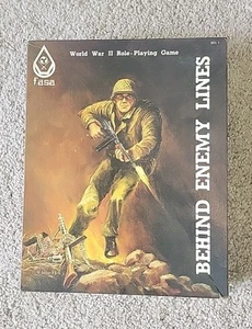 Behind Enemy Lines WWII Role Playing Game RPG Fasa Unpunched Vintage 1982 NICE! - Picture 1 of 24