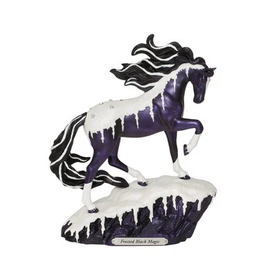 Enesco the Trail of Painted Ponies Frosted Black Magic Figurine 9.4 Inch - Image 1 of 4