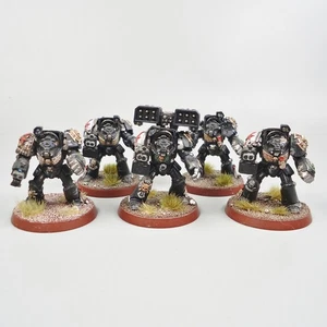 Terminators Templarios Negros x5 Pintado - Warhammer 40k Marines Espaciales - Imagen 1 de 6