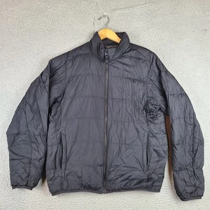Uniqlo Jacket Mens M Black Ultra Light Down Puffer Padded Full Zip Packable - Picture 1 of 7