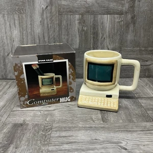 Vintage 1992 Fred Hollinger Computer 3D Novelty Mug Cup Pencil Holder New In Box - Picture 1 of 24