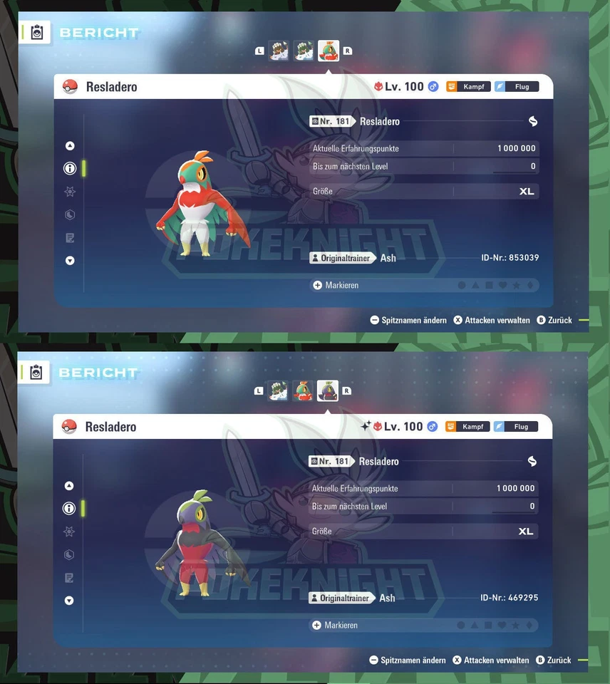 Resladero Shiny/ non shiny Meisterball Max. EV 6IV/ DV Pokemon ZA Legenden: Z-A - Bild 1 von 1