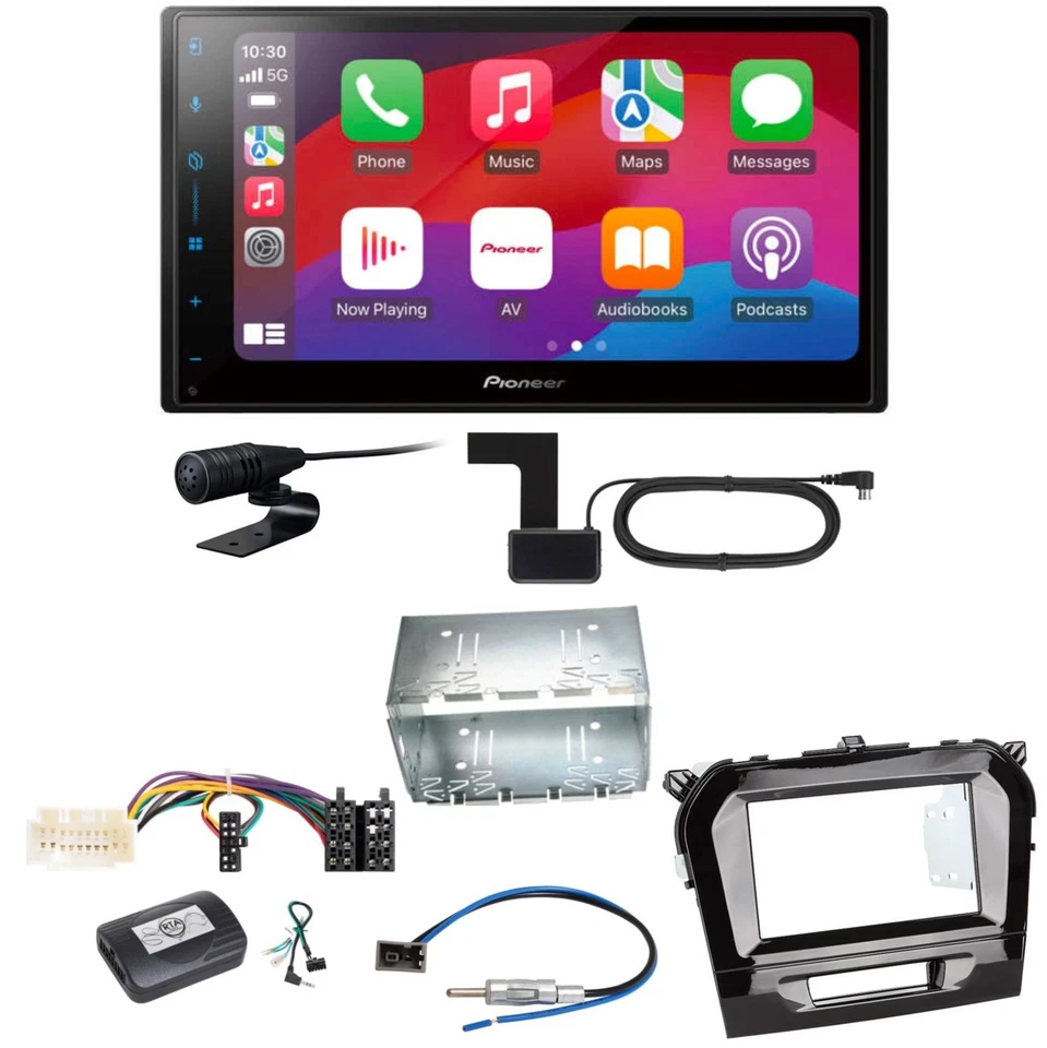 Pioneer SPH-DA77DAB CarPlay Android Auto DAB+ Einbauset für Suzuki Vitara LY - Bild 1 von 1