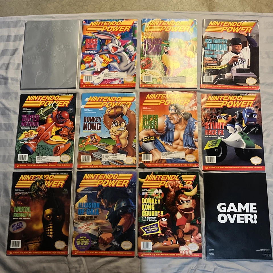 Nintendo Power Magazine Vol 56-67 (12 Issue Lot)  ☆ ALL 1994 ISSUES ☆ - Image 1 of 4