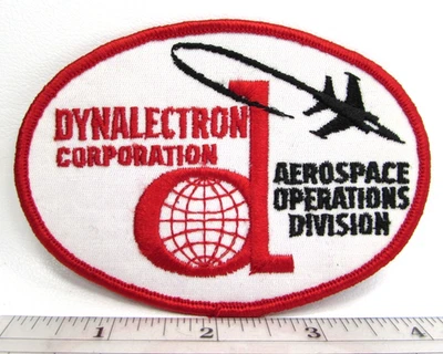Vintage Dynalectron Corp Aerospace Operations Div Patch DynCorp McLean VA USAF - Image 1 of 3