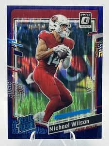 2023 Panini Donruss Optic - [Base] - Purple Shock Prizm #204 - Michael Wilson RC - Bild 1 von 2