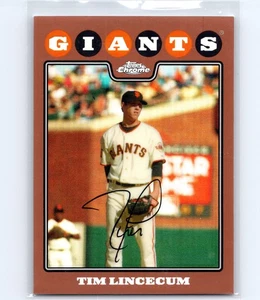2008 Topps Chrome Copper Refractor Tim Lincecum #47 /599 - Picture 1 of 2