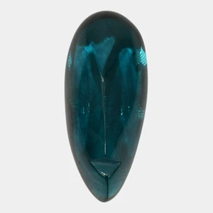 Annette Jalivova For Daum Nancy France Blue Crystal Art Deco Head Limited #22 - Picture 1 of 7