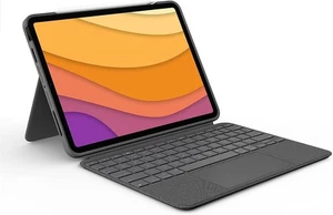 Logitech Combo Touch Keyboard Case for Apple iPad Air 4th & 5th Gen Oxford Gray - Picture 1 of 10