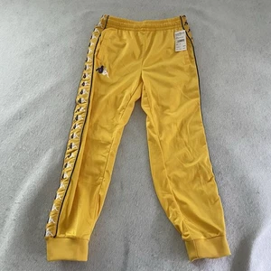 Neu mit Etikett Kappa 10Y Track Stripe Logo Jogginghose Sweatpants gelb Banda Taggart - Bild 1 von 6