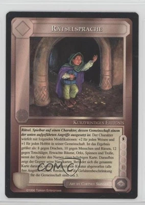 1996 Middle-earth CCG - The Dragons German Riddling Talk #RDTK - Image 1 of 2