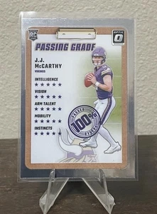 Donruss Optic J.J. McCarthy 2024 grado de pase radiocontrol novato #6 Vikings - Imagen 1 de 2