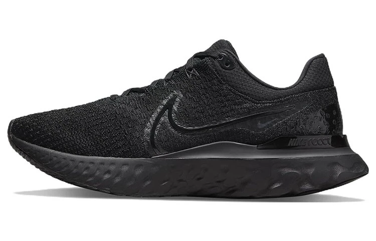 Nike React Infinity Run Flyknit Triple Black for Sale