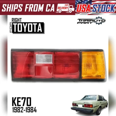 APTO 82-84 TOYOTA COROLLA SEDÁN DX E70 KE70 KE75 LUZ TRASERA LÁMPARA TRASERA NUEVA DERECHA Foto 1 de 4