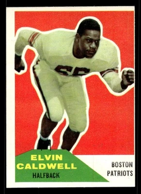 1960 FLEER ELVIN CALDWELL 120 EXMT RC FOOTBALL BOSTON PATRIOTS - Image 1 of 2