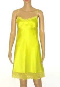 NWT! $48.00 Steve Madden Chartreuse Slip Dress, Sz.S - Picture 1 of 5