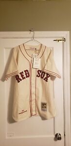 100% Authentic Mitchell & Ness Carl Yastrzemski 1967 Red Sox Jersey Sz 44 Large 