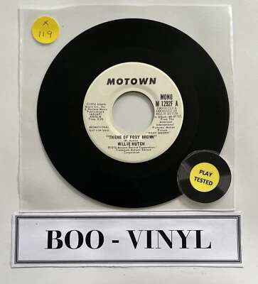 Willie Hutch - Theme Of Foxy Brown 7” Promo Copy Soul Funk Vinyl EX Condition - Image 1 of 4