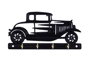 Classic Hot Rod Roadster 1932 Ford Coupe Key Rack Holder Hanger Wall Mount Hooks - Picture 1 of 5