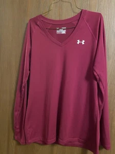 Ladies V Neck Under Armour Athletic Top - Picture 1 of 2