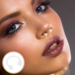 18 Pcs Nose Ring and Eyebrow Nail Set Miss Work Piercing Piercings Hoops Kits - Picture 1 of 11