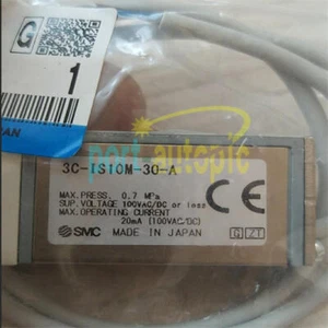 ONE NEW SMC 3C-IS10M-30-A Pressure Switch - Picture 1 of 1