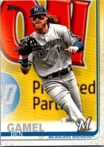 2019 Topps Ben Gamel #506 Milwaukee Brewers - Picture 1 of 2