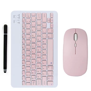NUOVO set penna mouse tastiera Bluetooth ricaricabile per Android iOS Windows - Foto 1 di 5