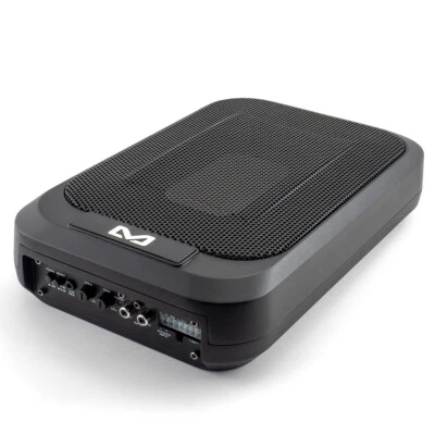 Ampire Active9-SQ Untersitz Aktiv Subwoofer flach klein Subwoofer mit Endstufe - Bild 1 von 4