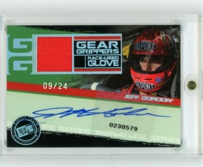 2006 Press Pass Stealth Gear Grippers JEFF GORDON Auto Glove Patch /24 - Nascar - Image 1 of 2