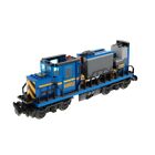 1x Lego Set RC Train Fracht Güter Zug 60052 blau gelb verschmutzt unvollständig