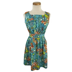 Vestido floral tropical hawaiano vintage años 70 TeJo of California para mujer - Imagen 1 de 9