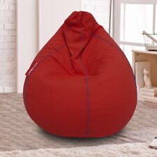 Bean Bag Chair Sofa Large Cover Organic Cotton Without Beans Covers XXXL red