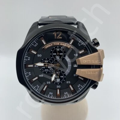 Diesel Mega Chief DZ4309 Chronograph Black Dial Stainless Steel Men's Watch - Image 1 of 3