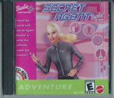 📦 Barbie Secret Agent (PC CD ROM, 2002, Jewel Case w/ Manual) New 🎮