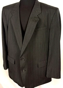 John Clarendon Men's Sz 50 L Premium Quality Blazer Jacket Made in U.S 100% Wool - Picture 1 of 8
