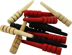 Spare Wood Cribbage Pegs, 12 Pc. - Made in the USA - Picture 1 of 12