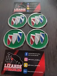 GREEN BUICK  Metal Wire Wheel Chips Knockoff *1 Set - Picture 1 of 3