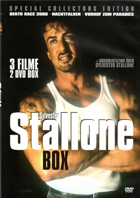 Death Race 2000 , DVD UK Region , Stallone Box , Nighthawks , Paradise Alley - Image 1 of 2