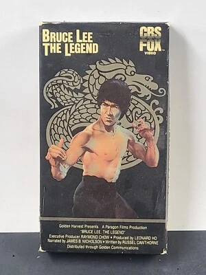 Bruce Lee The Legend VHS Video Tape CBS/ Double Fox Rare 85' Foto 1 de 4