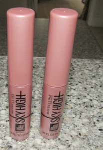 2 x Maybelline Lash Sensational Sky High Mascara Very Black 0.15 NEW SET MINIS - Picture 1 of 1