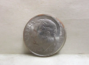 Error 2018-P United States Roosevelt Dime US Coin Broadstruck with Raised Collar - Picture 1 of 6