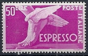 1945-52 ITALIA ESPRESSO RUOTA 50 LIRE MNH ** - RR11659-2 - Picture 1 of 1