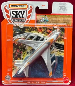 MATCHBOX SPECIAL EDITION SKY BUSTERS MBX 6-2 AIRLINER DIECAST Plane Scale 1:64 - Picture 1 of 2