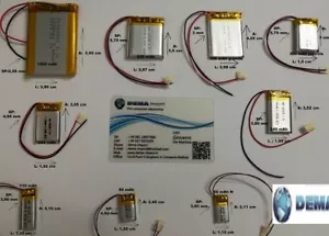 batterie al polimeri di litio a celle 3,7 volt per varie mAh GPS ,modellismo. - Foto 1 di 52